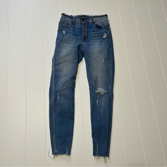 Kut from the Kloth Connie Fab Ab Skinny Raw Hem- Sz 2 - Picture 1 of 7